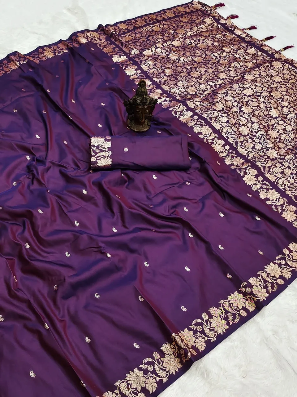 Launching Pooja Pure Banarasi Silk Saree With Rich Pallu Wholesale Surat 2026