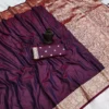 Buy Pooja Pure Banarasi Silk saree Heavy Weaving Design Wholesale 2026