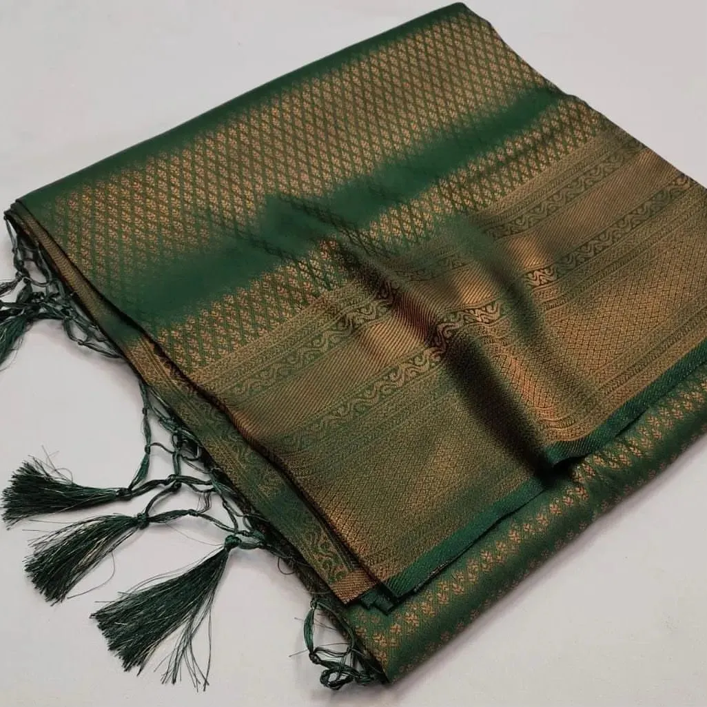 Pooja Sakar Kubera Pattu Silk With jacquard Work Saree Wholesale Surat