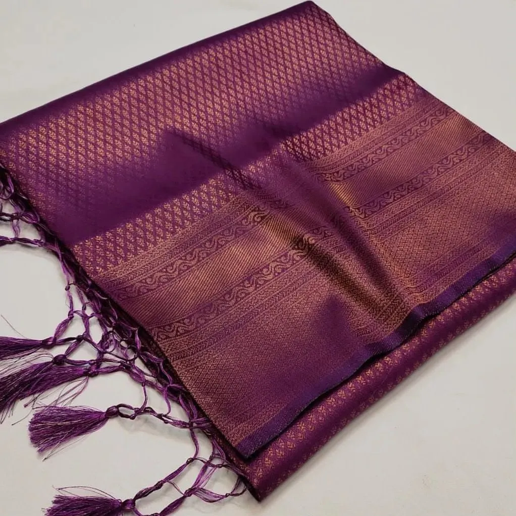 Pooja Sakar Kubera Pattu Silk With jacquard Work Saree Wholesale Surat