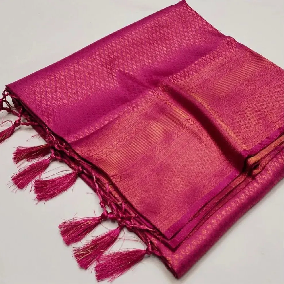 Pooja Sakar Kubera Pattu Silk With jacquard Work Saree Wholesale Surat