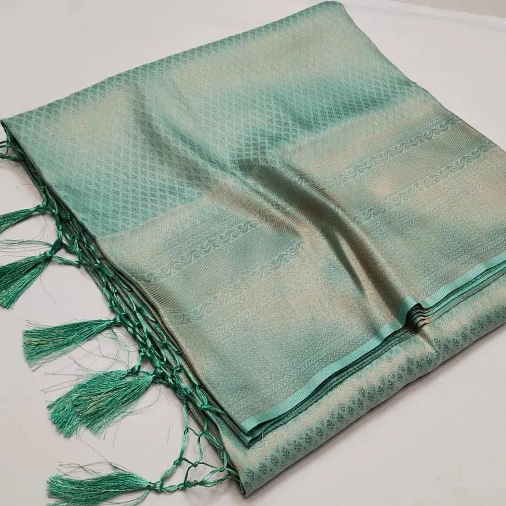Pooja Sakar Kubera Pattu Silk With jacquard Work Saree Wholesale Surat