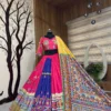 C585 204 Heavy Muslin Cotton With Mirror Work Lehenga Chaniya Choli Wholesale