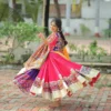 C585 204 Heavy Muslin Cotton With Mirror Work Lehenga Chaniya Choli Wholesale