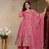 Launching STD 6138 Soft Crunchy Silk With Sequins & Thread work Anarkali Suit Set 2026