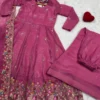 STD 6138 Soft Crunchy Silk With Sequins & Thread work Anarkali Suit Set