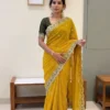 Launching Kusum 899 Georgette silk and zari embroidery work with Cutwork Saree Wholesale Surat 2026