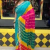 SBD 1868 Star Georgette With Beads & Real Mirror Work Saree Wholesale Surat