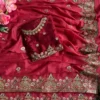 Latest Kusum 907 Star Georgette With Embroidery Work Saree Wholesale 2026