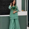 Launching C585 248 crunchy silk Embroidery Work With Handwork Co ord set Wholesale 2026