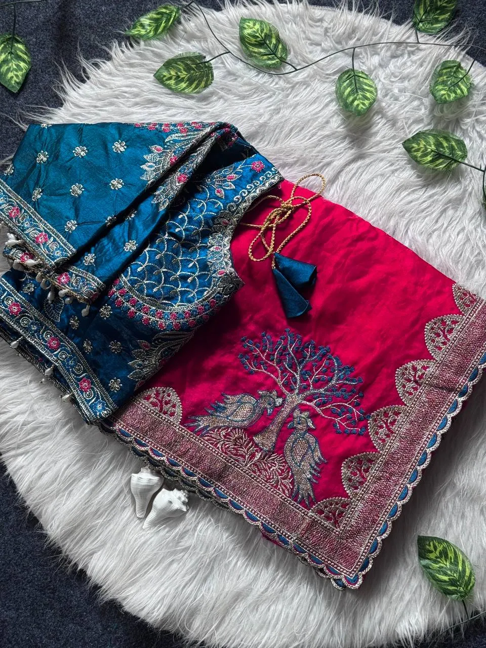 WMS Embroidery with Meena Work Saree Wholesale Supplier