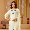 Latest RRD 270602 Rayon With Embroidery Work Top Bottom & Dupatta Set Wholesale Surat 2026
