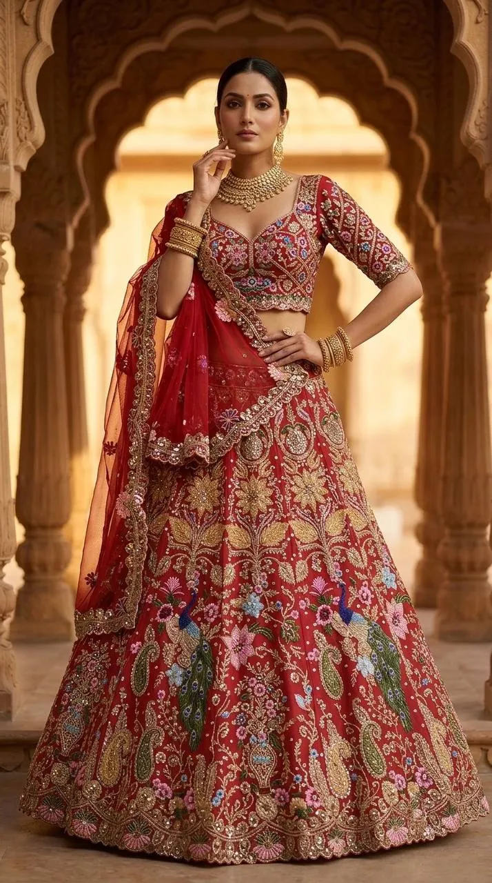 Latest SBD 1869 Georgette With Embroidery Work Bridal Lehenga Choli Wholesale 2026
