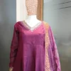 Buy FFD Vichitra With Embroidery Anarkali Plazzo Dupatta Set Wholesale Supplier 2026