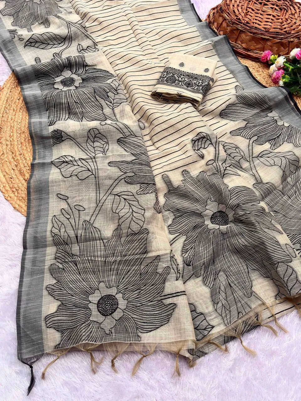 Launching MHV Pure Jamdani With Rich Zari Weave Saree Wholesale Supplier 2026