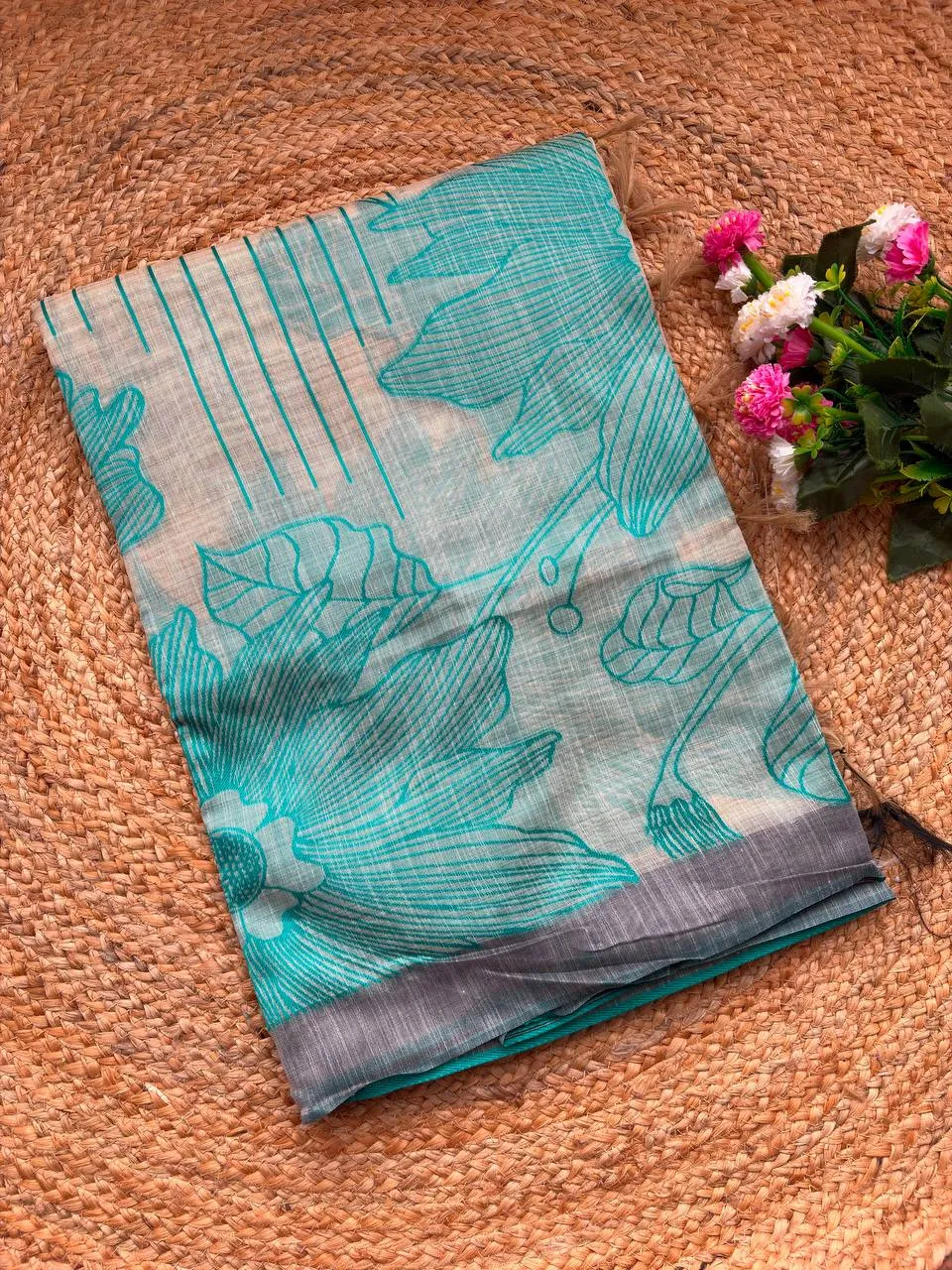 MHV Pure Jamdani With Rich Zari Weave Saree Wholesale Supplier