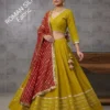 Juhi Roman Silk With heavy gotta Work Lehenga Choli Wholesale Supplier