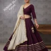 Juhi Roman Silk With heavy gotta Work Lehenga Choli Wholesale Supplier