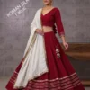 Juhi Roman Silk With heavy gotta Work Lehenga Choli Wholesale Supplier