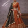 Juhi Roman Silk With heavy gotta Work Lehenga Choli Wholesale Supplier