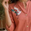 Shiv 1074 Cotton Flower Fancy Short Kurti Wholesale Supplier