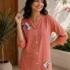 Beautiful Shiv 1074 Cotton Flower Fancy Short Kurti Wholesale Supplier 2026