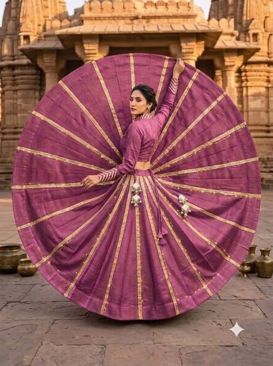 Juhi Pure Rayon Cotton Silk with jari Work Lehenga Choli Wholesale Supplier