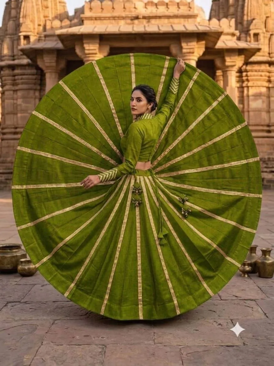 Juhi Pure Rayon Cotton Silk with jari Work Lehenga Choli Wholesale Supplier