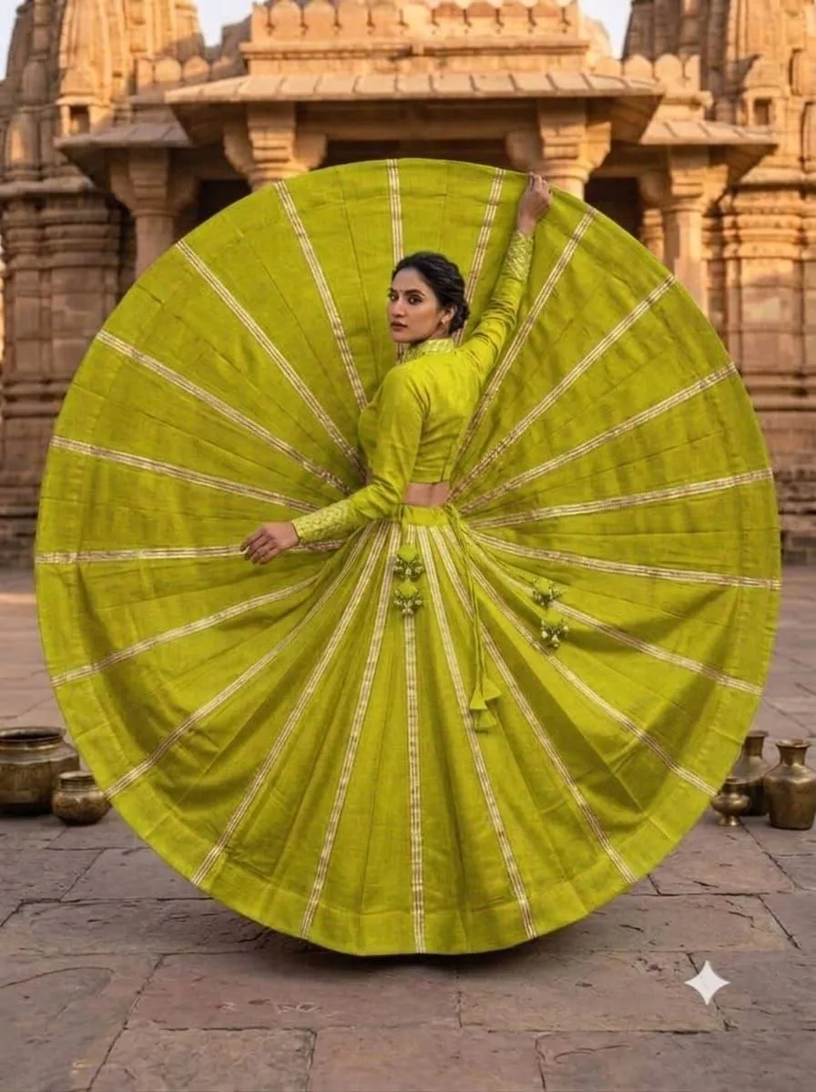 Juhi Pure Rayon Cotton Silk with jari Work Lehenga Choli Wholesale Supplier