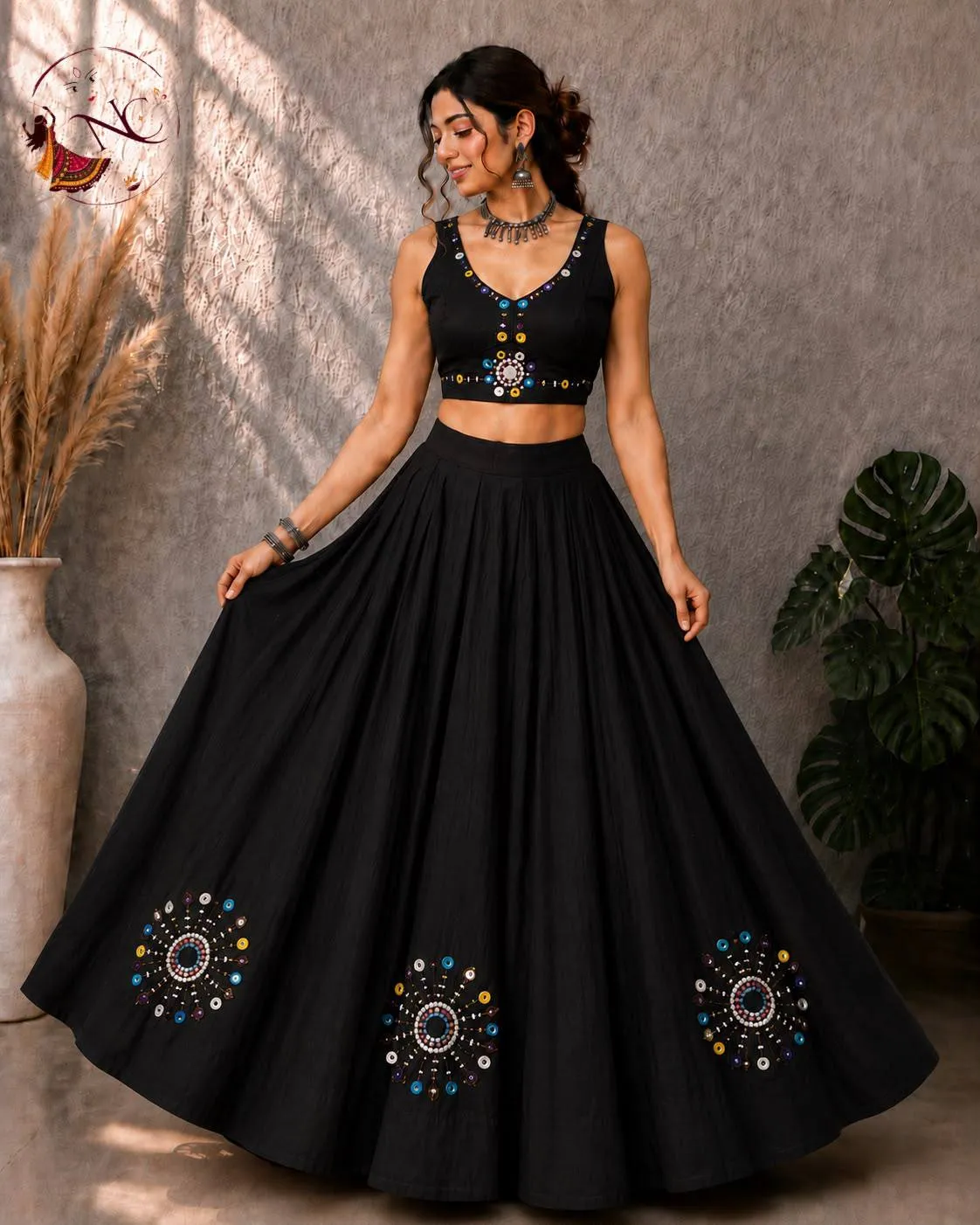 Latest SS2016 Heavy Hand Real mirror work Lehenga Choli Wholesale Surat 2026