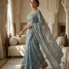 Kusum 909 Embroidery With cut work Saree Wholesale Surat
