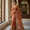 Kusum 909 Embroidery With cut work Saree Wholesale Surat