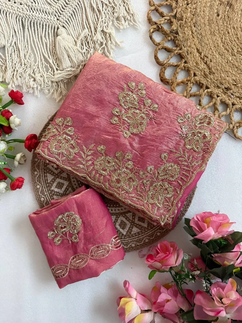 Kusum 909 Embroidery With cut work Saree Wholesale Surat