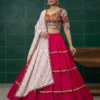 Juhi Gamthi Work With laheriya Navratri Lehenga Choli Wholesale india