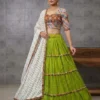 Buy Juhi Gamthi Work With laheriya Navratri Lehenga Choli Wholesale india 2026
