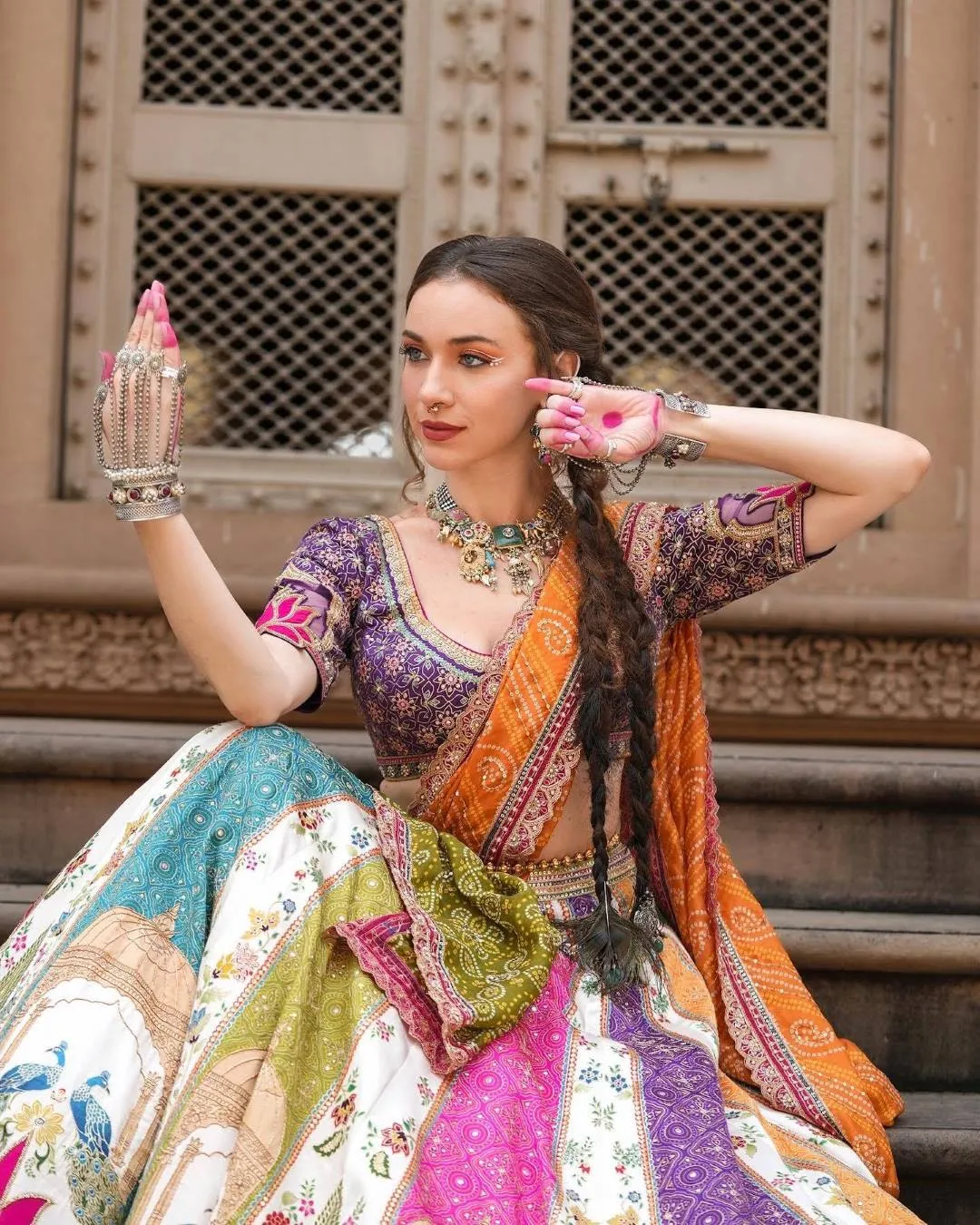 Stylish C585 207 Heavy Muslin Cotton Wirh Mirror Work Navratri Lehenga Chaniya Choli Wholesale 2026