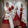 Stylish Juhi Pure Roman Cotton Chaniya Choli with heavy Lace Navratri Lehenga Chaniya Choli Wholesale 2026