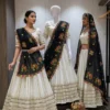 Stylish Juhi Pure Roman Cotton Chaniya Choli with heavy Lace Navratri Lehenga Chaniya Choli Wholesale 2026