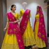 Stylish Juhi Pure Roman Cotton Chaniya Choli with heavy Lace Navratri Lehenga Chaniya Choli Wholesale 2026