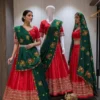 Stylish Juhi Pure Roman Cotton Chaniya Choli with heavy Lace Navratri Lehenga Chaniya Choli Wholesale 2026