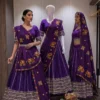 Stylish Juhi Pure Roman Cotton Chaniya Choli with heavy Lace Navratri Lehenga Chaniya Choli Wholesale 2026