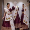 Stylish Juhi Pure Roman Cotton Chaniya Choli with heavy Lace Navratri Lehenga Chaniya Choli Wholesale 2026