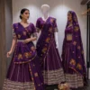 Stylish Juhi Pure Roman Cotton Chaniya Choli with heavy Lace Navratri Lehenga Chaniya Choli Wholesale 2026