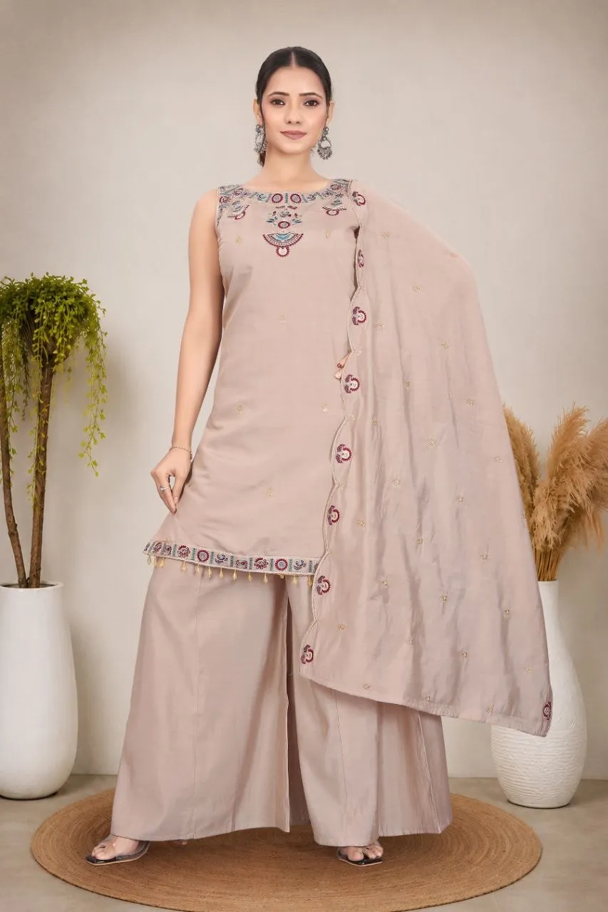 Stylish RRD Vol 280601 Roman & Embroidery Work Top Bottom With Dupatta Set Wholesale Surat 2026