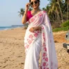 WMS Soft Tabi Cut Dana Work Saree Wholesale Supplier