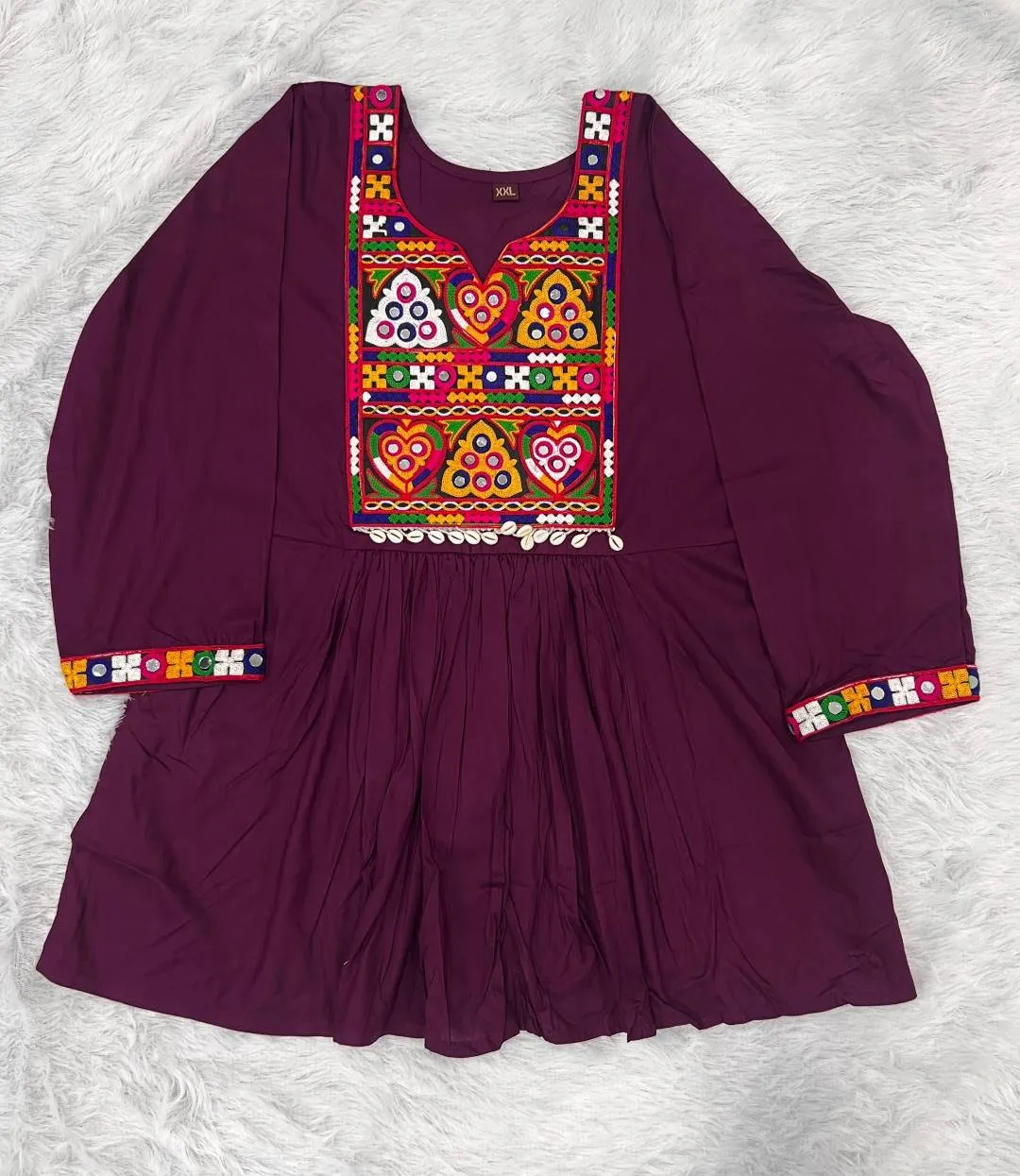 Beautiful SS2016 Heavy Rayon With Gamthi and Kodi Lace Short Kurti Wholesale 2026