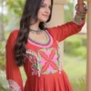 Latest Mohini 9350 Kora Cotton with Embroidery Mirror & Real Codi Work Navratri Gawn Collection Wholesale 2026