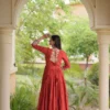 Latest Mohini 9350 Kora Cotton with Embroidery Mirror & Real Codi Work Navratri Gawn Collection Wholesale 2026