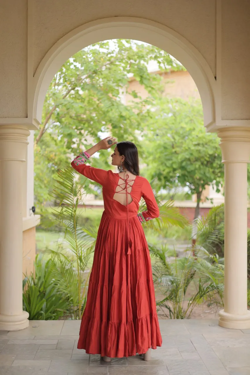 Latest Mohini 9350 Kora Cotton with Embroidery Mirror & Real Codi Work Navratri Gawn Collection Wholesale 2026