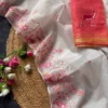MHV Hirkani Kota Doriya With Embroidery Work Saree Wholesale Supplier